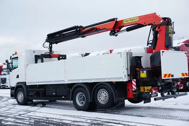 Scania G 410 / 6 X 2 / SKRZYNIOWY + HDS / PALFINGER PK 23002 / OŚ SKRĘTNA / CHWYTAK zdjęcie 40