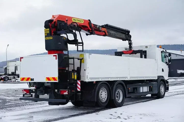 Scania G 410 / 6 X 2 / SKRZYNIOWY + HDS / PALFINGER PK 23002 / OŚ SKRĘTNA / CHWYTAK zdjęcie 5