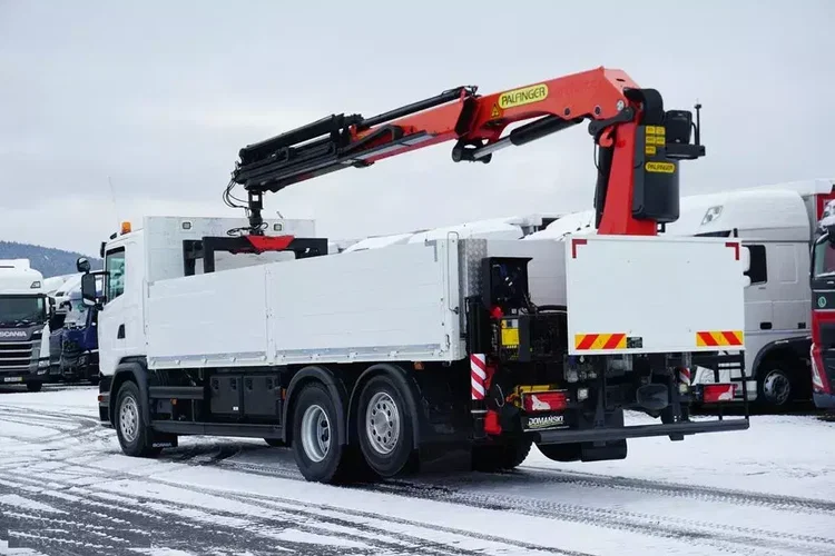 Scania G 410 / 6 X 2 / SKRZYNIOWY + HDS / PALFINGER PK 23002 / OŚ SKRĘTNA / CHWYTAK zdjęcie 6