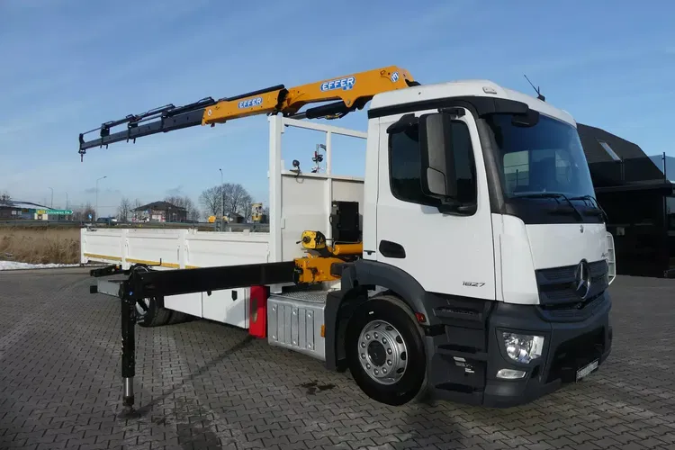 Mercedes ANTOS 1827 / HDS EFFER 165 18.65m / PILOT / EURO 6 / zdjęcie 1