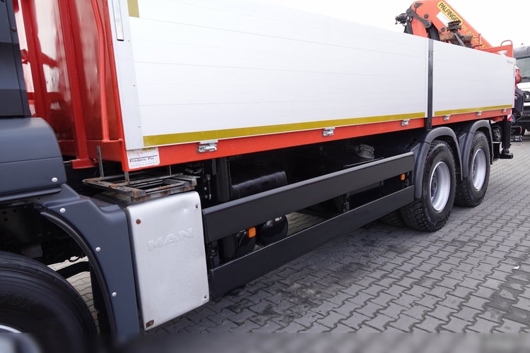 MAN TGS 33.400 / 6x4 / SKRZYNIOWY - 6, 5M / HDS PALFINGER 22002 4xwysów 13 M / STEROWANIE RADIOWE / ROTATOR zdjęcie 11