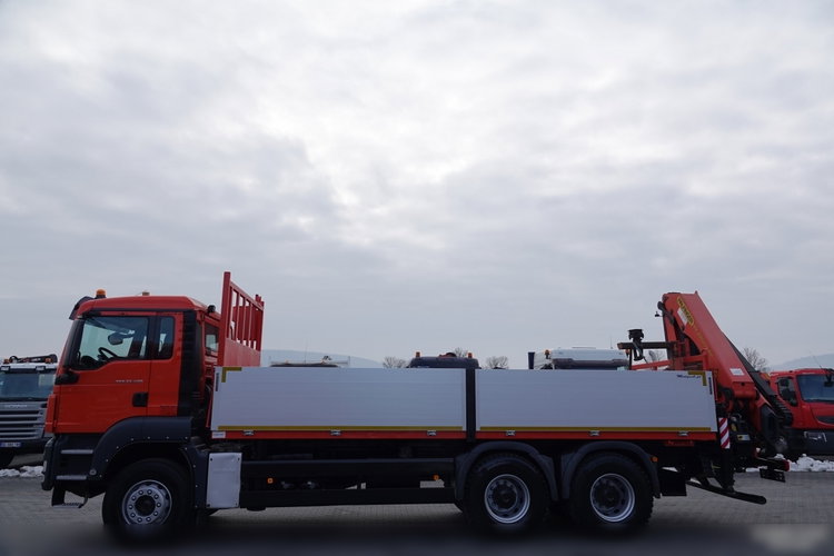 MAN TGS 33.400 / 6x4 / SKRZYNIOWY - 6, 5M / HDS PALFINGER 22002 4xwysów 13 M / STEROWANIE RADIOWE / ROTATOR zdjęcie 12