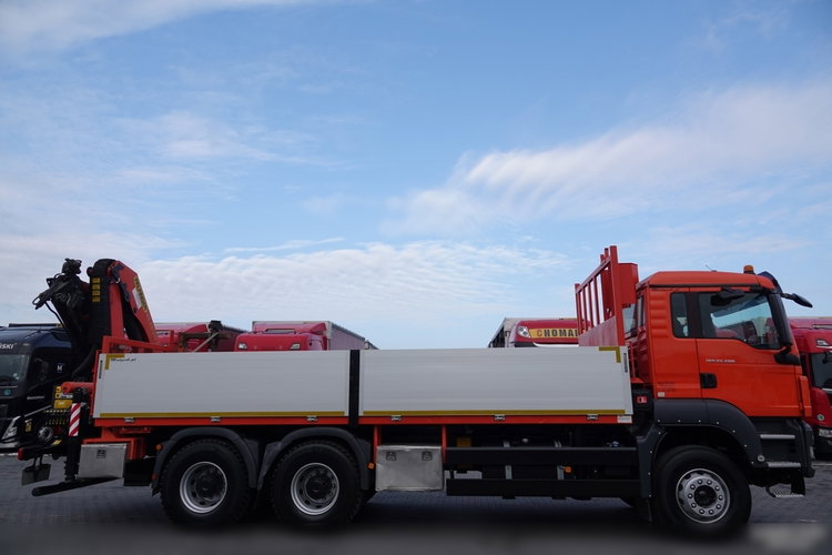 MAN TGS 33.400 / 6x4 / SKRZYNIOWY - 6, 5M / HDS PALFINGER 22002 4xwysów 13 M / STEROWANIE RADIOWE / ROTATOR zdjęcie 16
