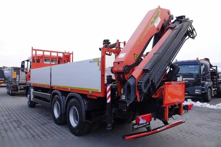 MAN TGS 33.400 / 6x4 / SKRZYNIOWY - 6, 5M / HDS PALFINGER 22002 4xwysów 13 M / STEROWANIE RADIOWE / ROTATOR zdjęcie 3