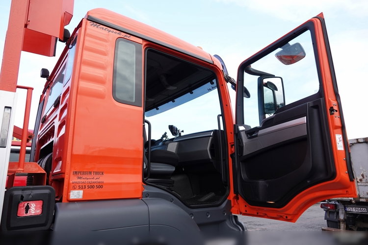 MAN TGS 33.400 / 6x4 / SKRZYNIOWY - 6, 5M / HDS PALFINGER 22002 4xwysów 13 M / STEROWANIE RADIOWE / ROTATOR zdjęcie 44