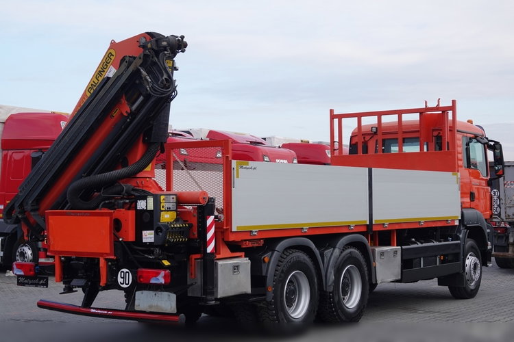 MAN TGS 33.400 / 6x4 / SKRZYNIOWY - 6, 5M / HDS PALFINGER 22002 4xwysów 13 M / STEROWANIE RADIOWE / ROTATOR zdjęcie 5