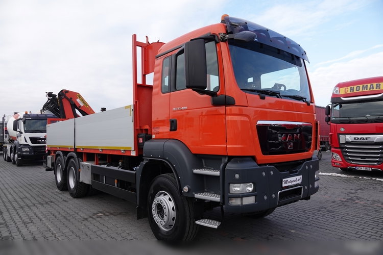 MAN TGS 33.400 / 6x4 / SKRZYNIOWY - 6, 5M / HDS PALFINGER 22002 4xwysów 13 M / STEROWANIE RADIOWE / ROTATOR zdjęcie 6