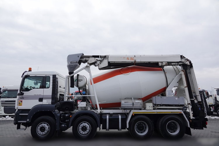 MAN TGS 35.400 / 8x4 / SCHWING STETTER / GRUSZKA + TAŚMA - 18 M / BETONOMIESZARKA / 8m3 / EURO 6 zdjęcie 12