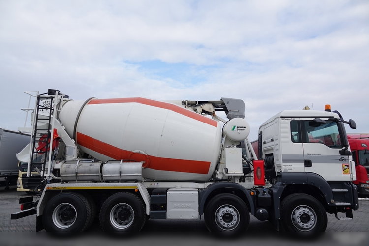 MAN TGS 35.400 / 8x4 / SCHWING STETTER / GRUSZKA + TAŚMA - 18 M / BETONOMIESZARKA / 8m3 / EURO 6 zdjęcie 16