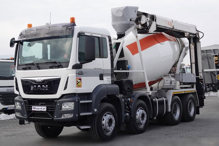 MAN TGS 35.400 / 8x4 / SCHWING STETTER / GRUSZKA + TAŚMA - 18 M / BETONOMIESZARKA / 8m3 / EURO 6 zdjęcie 1