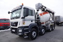 MAN TGS 35.400 / 8x4 / SCHWING STETTER / GRUSZKA + TAŚMA - 18 M / BETONOMIESZARKA / 8m3 / EURO 6 zdjęcie 2
