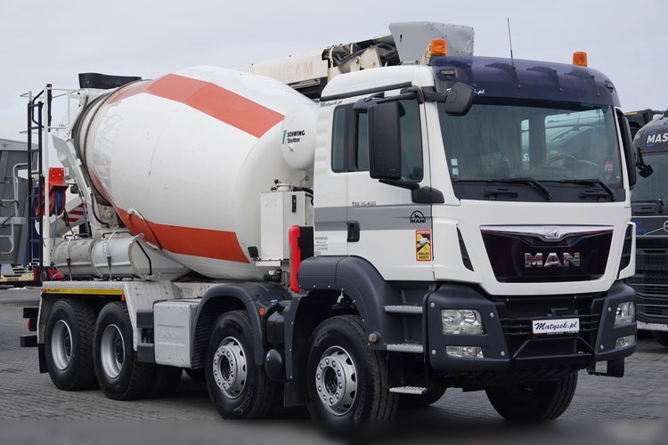 MAN TGS 35.400 / 8x4 / SCHWING STETTER / GRUSZKA + TAŚMA - 18 M / BETONOMIESZARKA / 8m3 / EURO 6 zdjęcie 8
