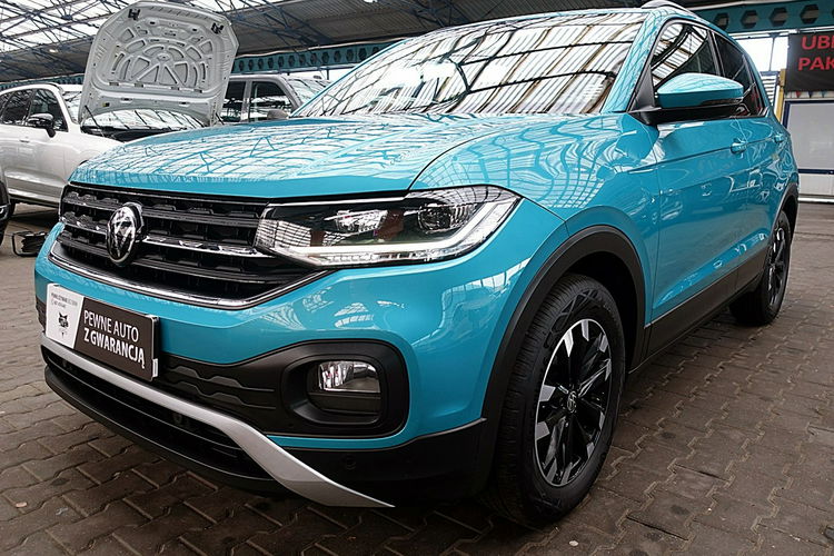 Volkswagen T-Cross AUTOMAT 150km fullLed+Front Assist 1wł Kraj Bezwypadkowy F23% 4x2 zdjęcie 8
