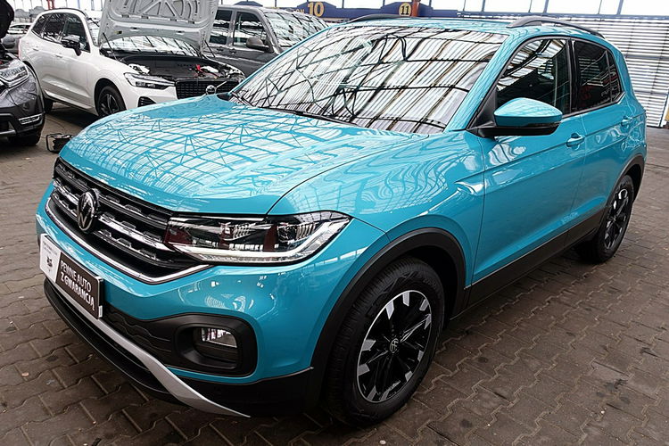 Volkswagen T-Cross AUTOMAT 150km fullLed+Front Assist 1wł Kraj Bezwypadkowy F23% 4x2 zdjęcie 76