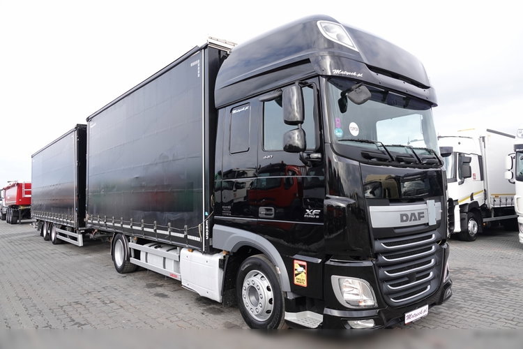 DAF XF 440 / ZESTAW TANDEM 120 M3 / PRZEJAZDOWY / EURO 6 / WECON zdjęcie 9