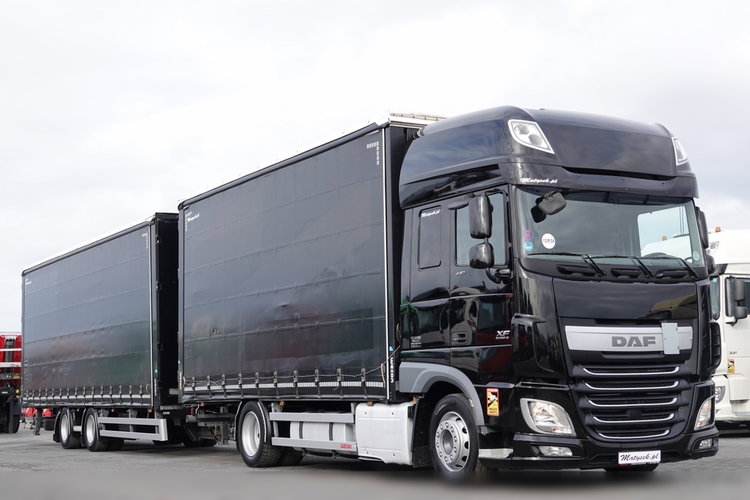 DAF XF 440 / ZESTAW TANDEM 120 M3 / PRZEJAZDOWY / EURO 6 / WECON zdjęcie 10