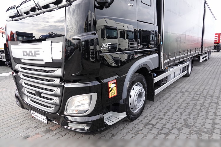 DAF XF 440 / ZESTAW TANDEM 120 M3 / PRZEJAZDOWY / EURO 6 / WECON zdjęcie 12