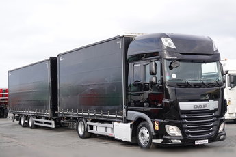 DAF XF 440 / ZESTAW TANDEM 120 M3 / PRZEJAZDOWY / EURO 6 / WECON