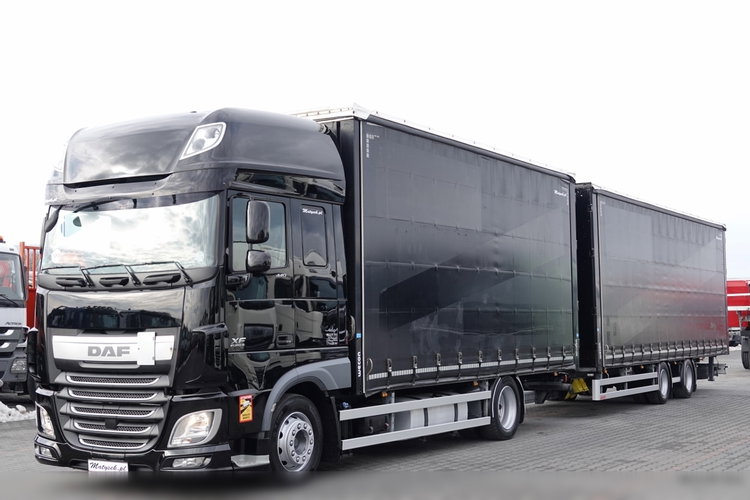 DAF XF 440 / ZESTAW TANDEM 120 M3 / PRZEJAZDOWY / EURO 6 / WECON zdjęcie 2