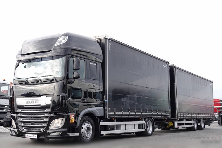 DAF XF 440 / ZESTAW TANDEM 120 M3 / PRZEJAZDOWY / EURO 6 / WECON zdjęcie 3