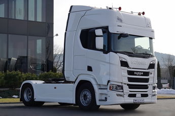 Scania R 500 / RETARDER / KLIMA POSTOJOWA / CAŁA NA PODUSZKACH / HYDRAULIKA / OPTICRUISE + SPRZĘGŁO / SPROWADZONA / PO KONTRAKCIE SERWISOWYM