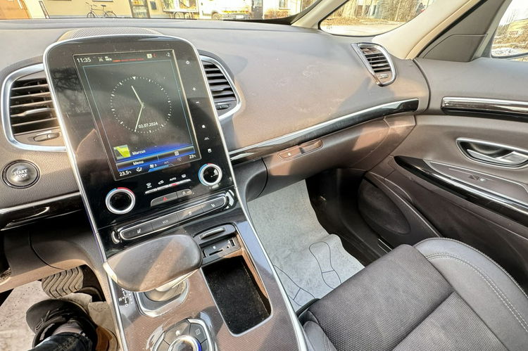 Renault Espace 1.6DCI 160KM Automat masarze full led 7 os.pół skóry radary 1.r.gwaran zdjęcie 12