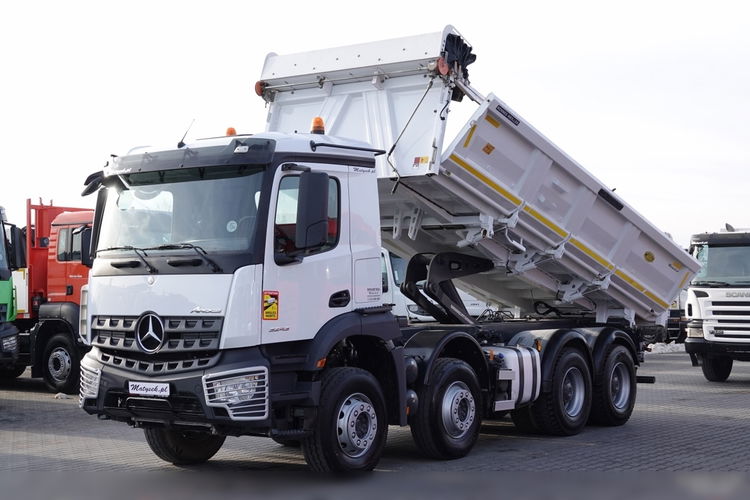 Mercedes AROCS 3243 / 8x4 / WYWROTKA / HYDROBURTA / BORDMATIC / MEILLER KIPPER / EURO 6  zdjęcie 1