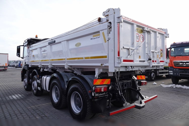 Mercedes AROCS 3243 / 8x4 / WYWROTKA / HYDROBURTA / BORDMATIC / MEILLER KIPPER / EURO 6  zdjęcie 19