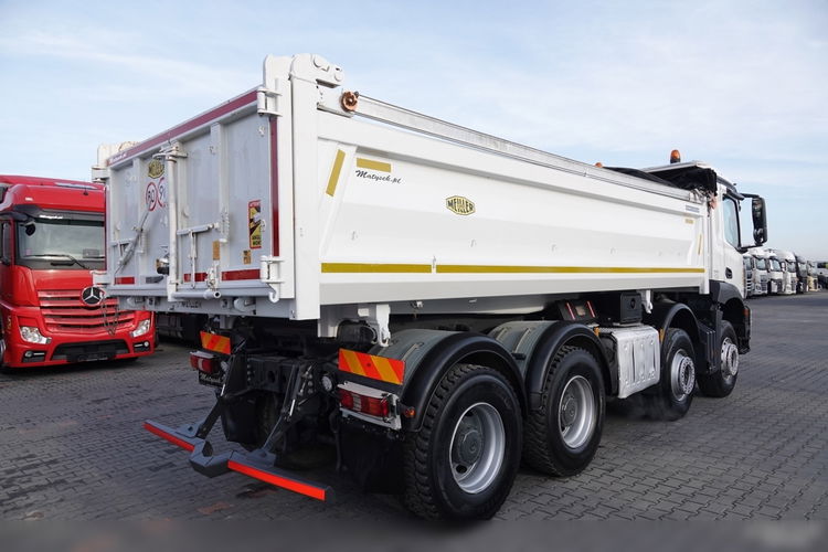 Mercedes AROCS 3243 / 8x4 / WYWROTKA / HYDROBURTA / BORDMATIC / MEILLER KIPPER / EURO 6  zdjęcie 21