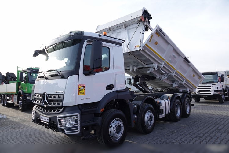 Mercedes AROCS 3243 / 8x4 / WYWROTKA / HYDROBURTA / BORDMATIC / MEILLER KIPPER / EURO 6  zdjęcie 2