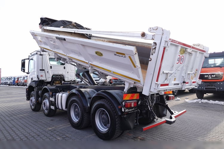 Mercedes AROCS 3243 / 8x4 / WYWROTKA / HYDROBURTA / BORDMATIC / MEILLER KIPPER / EURO 6  zdjęcie 3