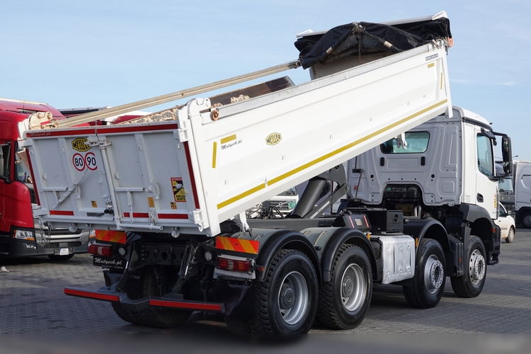 Mercedes AROCS 3243 / 8x4 / WYWROTKA / HYDROBURTA / BORDMATIC / MEILLER KIPPER / EURO 6  zdjęcie 6