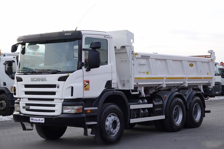 Scania P 340 / 6x4 / WYWROTKA / HYDROBURTA / BORDMATIC / MEILLER KIPER / MANUAL / 2010 ROK zdjęcie 9