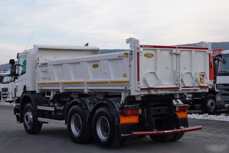 Scania P 340 / 6x4 / WYWROTKA / HYDROBURTA / BORDMATIC / MEILLER KIPER / MANUAL / 2010 ROK zdjęcie 11