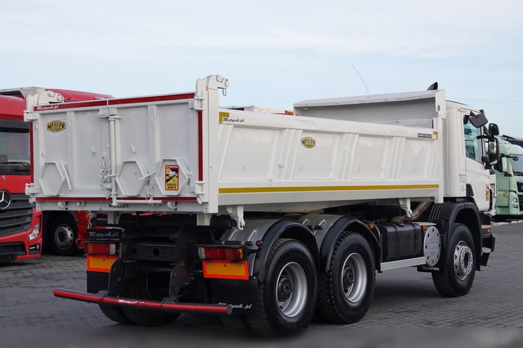 Scania P 340 / 6x4 / WYWROTKA / HYDROBURTA / BORDMATIC / MEILLER KIPER / MANUAL / 2010 ROK zdjęcie 13