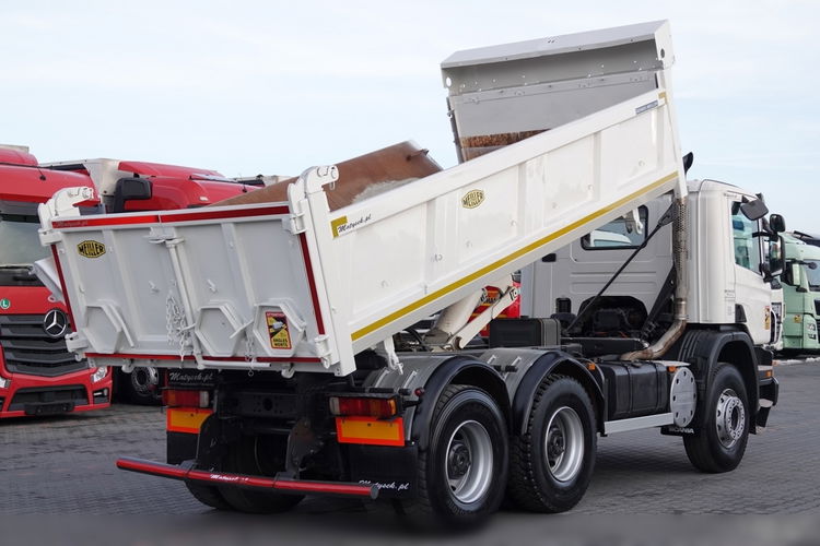 Scania P 340 / 6x4 / WYWROTKA / HYDROBURTA / BORDMATIC / MEILLER KIPER / MANUAL / 2010 ROK zdjęcie 3