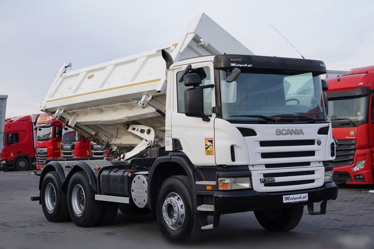 Scania P 340 / 6x4 / WYWROTKA / HYDROBURTA / BORDMATIC / MEILLER KIPER / MANUAL / 2010 ROK zdjęcie 8