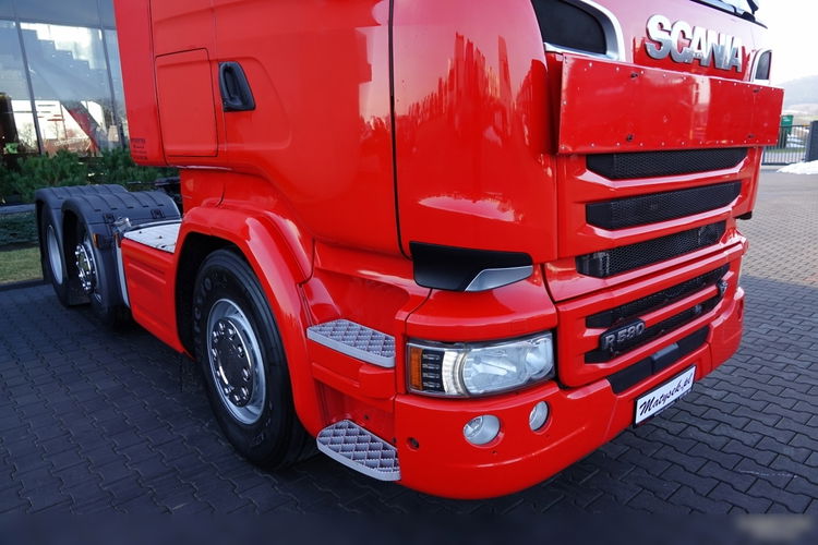 Scania R 580 / V8 / 6x2 / PUSHER / OŚ PODNOSZONA / OŚ SKRĘTNA / RETARDER / KLIMA POSTOJOWA / DMC: 70.000 KG / EURO 6 / PO KONTRAKCIE SERWISOWYM zdjęcie 10
