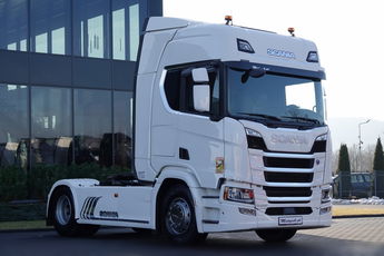 Scania R 500 / RETARDER / KLIMA POSTOJOWA / CAŁA NA PODUSZKACH / HYDRAULIKA / OPTICRUISE + SPRZĘGŁO / SPROWADZONA / PO KONTRAKCIE SERWISOWYM