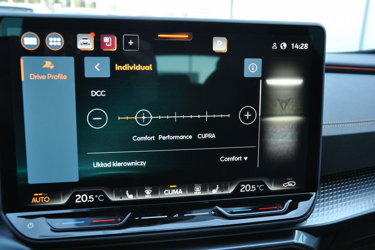 Cupra Formentor 2.0TSI 333KM VZ 4Drive Panorama El.Klapa Kamera Matrix Nowy Gwar. Deal zdjęcie 29