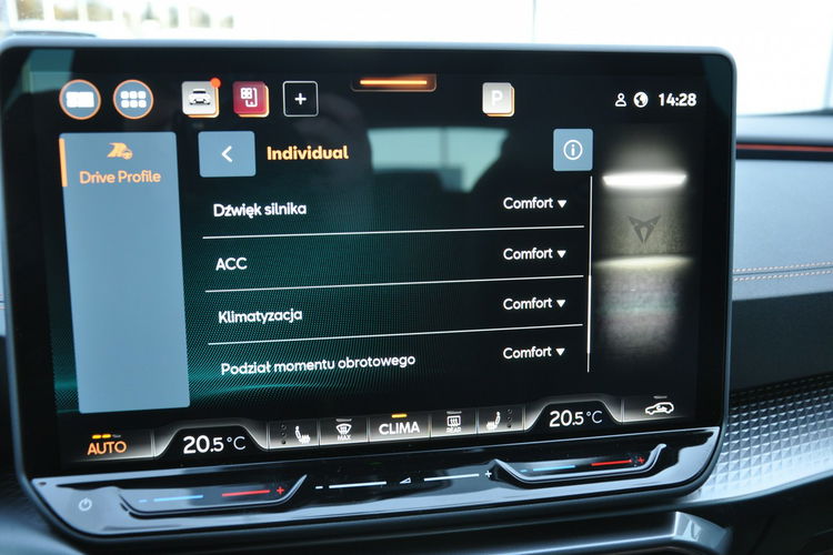 Cupra Formentor 2.0TSI 333KM VZ 4Drive Panorama El.Klapa Kamera Matrix Nowy Gwar. Deal zdjęcie 30