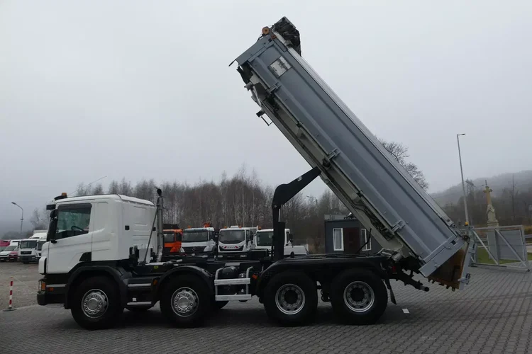 Scania P400 / 8x4 / WYWROTKA / HYDROBURTA / MANUAL / RETARDER / zdjęcie 16