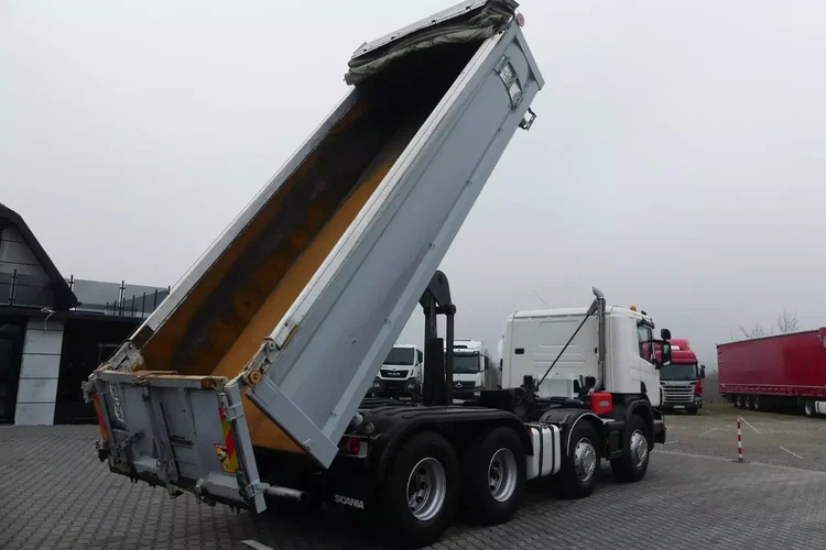 Scania P400 / 8x4 / WYWROTKA / HYDROBURTA / MANUAL / RETARDER / zdjęcie 19