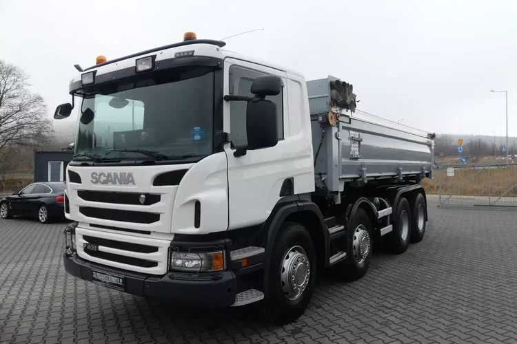 Scania P400 / 8x4 / WYWROTKA / HYDROBURTA / MANUAL / RETARDER / zdjęcie 2