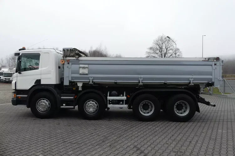 Scania P400 / 8x4 / WYWROTKA / HYDROBURTA / MANUAL / RETARDER / zdjęcie 4