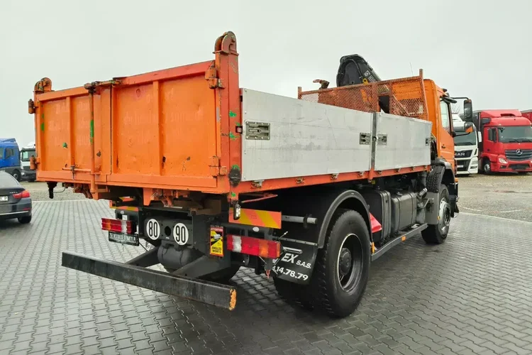 Mercedes AXOR 1829 / WYWROTKA + HDS HIAB SKŁADANY W Z / zdjęcie 4