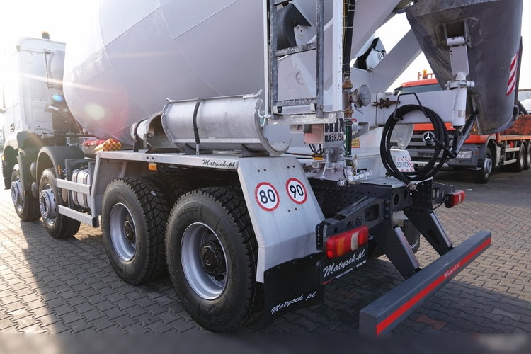 Mercedes AROCS 3240 / 8x4 / GRUSZKA 9m3 / BETONOMIESZARKA / EURO 6 /   2021 ROK zdjęcie 9