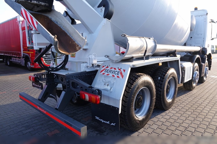 Mercedes AROCS 3240 / 8x4 / GRUSZKA 9m3 / BETONOMIESZARKA / EURO 6 /   2021 ROK zdjęcie 11