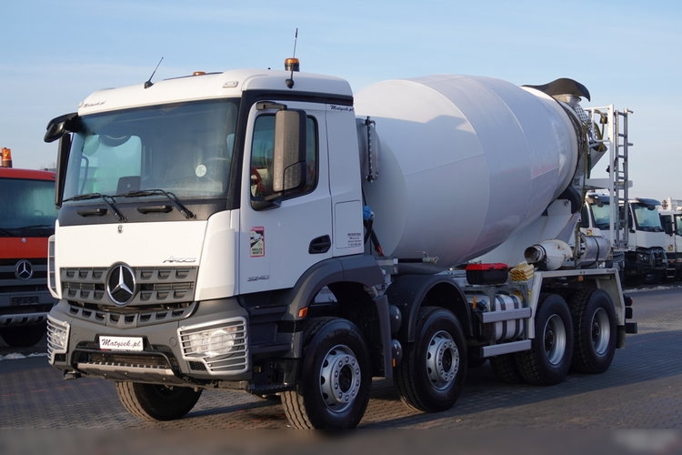 Mercedes AROCS 3240 / 8x4 / GRUSZKA 9m3 / BETONOMIESZARKA / EURO 6 /   2021 ROK zdjęcie 1