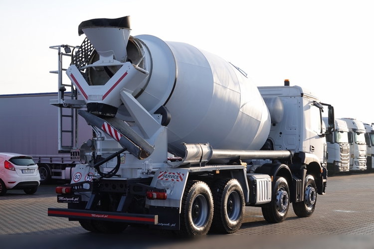 Mercedes AROCS 3240 / 8x4 / GRUSZKA 9m3 / BETONOMIESZARKA / EURO 6 /   2021 ROK zdjęcie 3